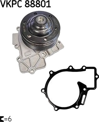 Vannpumpe SKF VKPC 88801