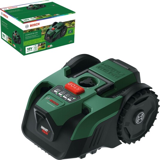 Bosch VisiMow 18V 200 Robotgressklipper uten batteri og lader   18V opptil 200m2