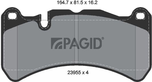 PAGID T1998N Bremseklosser