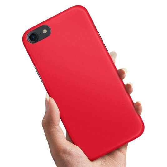 iPhone 7/8/SE - Deksel/Mobildeksel Rød