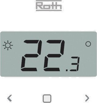 Roth Touchline® Sl Rumtermostat Ir Hvid Roth Touchline® Sl Rumtermostat Ir Hvid