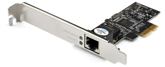 StarTech 1 Port PCIe Network Card - 2.5Gbps 2.5GBASE-T PCIe Network Card x4 PCIe - PCI Express LAN Card - RTL8125 (ST2GPEX) - nettverksadapter - PCIe