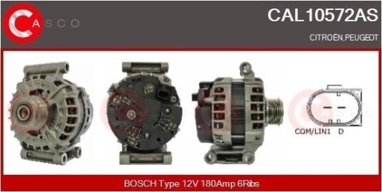 CASCO CAL10572AS Dynamo
