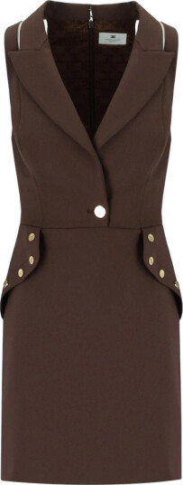 Elisabetta Franchi Dame Kjoler Brun L, Elisabetta Franchi Dame Kjoler Brun L,