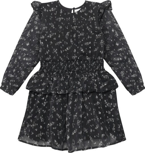 Minymo Dress Dobby ASPHALT 140 Minymo Dress Dobby ASPHALT 140