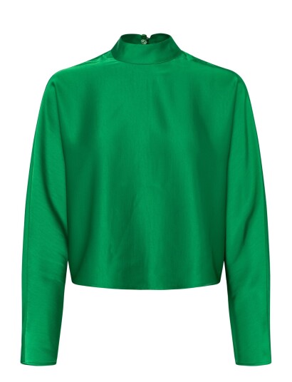 Dante6 Dante6 Lorelle Satin Bow Top Green 38 Dante6 Dante6 Lorelle Satin Bow Top Green 38