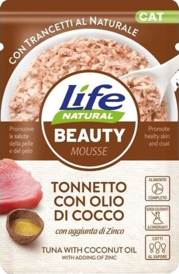Life Cat Beauty Tunfisk Kokosolje Våtfôr 70 G
