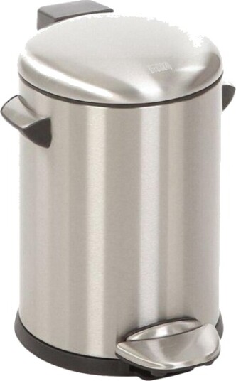 Pedalbøtte Eko Belle Deluxe Stålmatt Plast/Rustfritt Stål 3 Liter Med Innerbøtte I Plast Og Mykt,... Pedalbøtte Eko Belle Deluxe Stålmatt Plast/Rustfritt Stål 3 Liter Med Innerbøtte I Plast Og Mykt,...