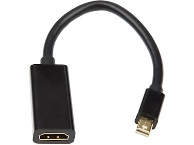 MiniDP til HDMI Adapter 5cm sort II ADP HDFMIDPM MiniDP til HDMI Adapter 5cm sort II ADP HDFMIDPM