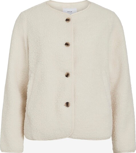 Vila Jakke viAda Teddy Jacket Grå