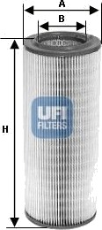 UFI 27.651.00 Luftfilter