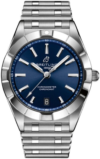 Breitling Dameklokke A77310101C1A1 Chronomat 32 Blå/Stål Ø32 mm