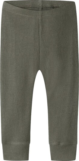 Name It Leggings   Ull/Silke   Rib   NBMWossa   Gløgg med basili   Name It   56   Leggings   Ull   Armygrønn