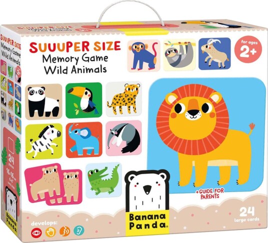Banana Panda Suuuper Size Memoryspill 2+ År Ville Dyr Banana Panda Suuuper Size Memoryspill 2+ År Ville Dyr