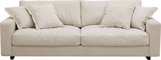 Valencia ekstra dyp 3 seters sofa i chenille Beige