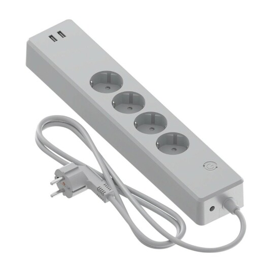Calex Smart Strømuttak 4 veis + 2x USB