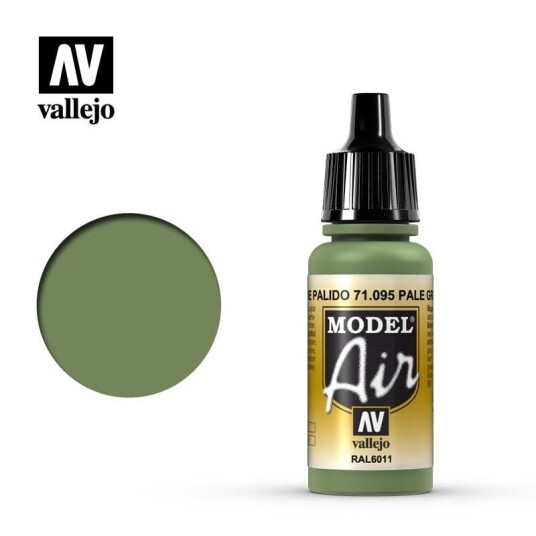 Vallejo Model Air Pale Green 17ml (71.095)
