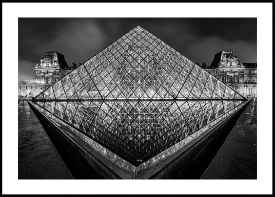 luovre Paris Plakat / 21x30cm luovre Paris Plakat / 21x30cm