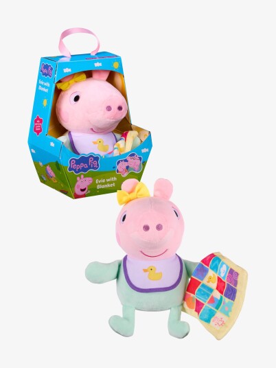 Gurli Gris Peppa Plush Blanket Evie Pink