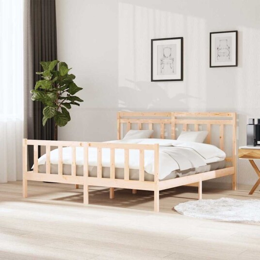 vidaXL Sengeramme heltre 160x200 cm vidaXL Sengeramme heltre 160x200 cm