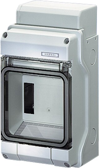 Hensel KV 1504 Normkapsling 1 Rad Lukket 5 Moduler Elfordeling & Strømforsyning Hensel KV 1504 Normkapsling 1 Rad Lukket 5 Moduler Elfordeling & Strømforsyning