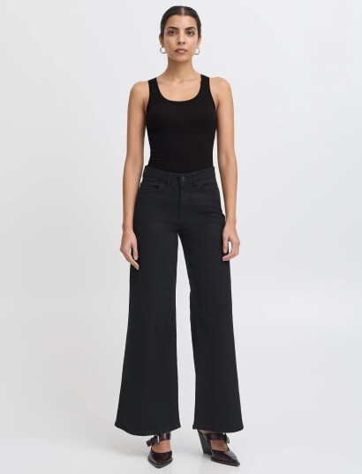 ICHI Ihzola Plain To - Black - L