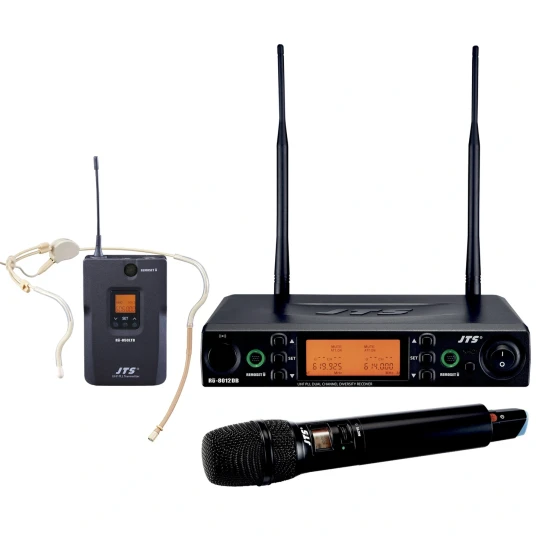 Jts Ru-8012db/mix Trådløst System Dobbelt, 1x Hodebøyle, 1x Håndholdt