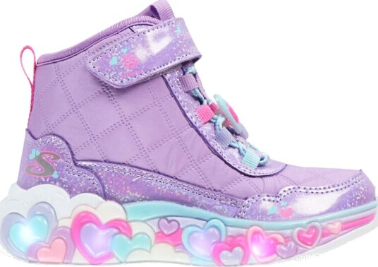 Skechers Støvler Evig Heart Lys Cozy Glitter Purple Skechers 32 Støvler Hvit Lilla