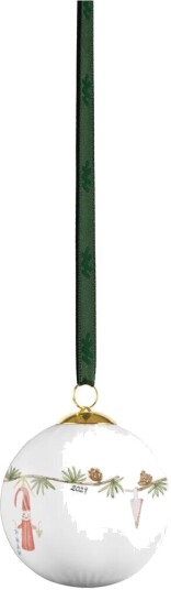 Kähler Hammershøi Christmas julekule Ø6 cm 2024 Kähler Hammershøi Christmas julekule Ø6 cm 2024