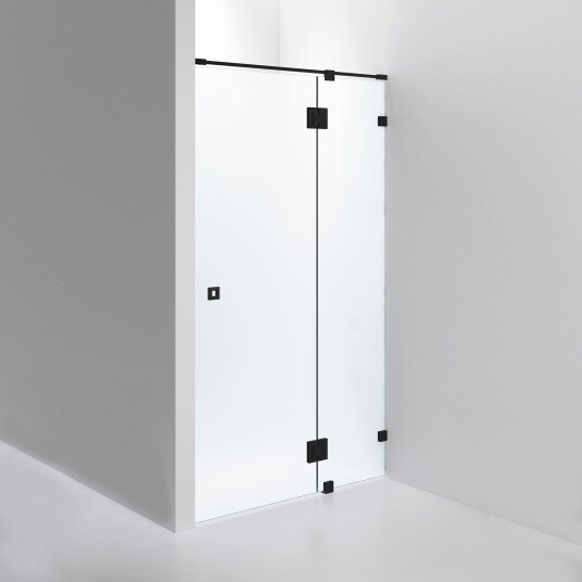 INR Iconic Nordic Rooms Dusjnisje ARC 5 Måltilpasset Svart Matt / Frostet Glass