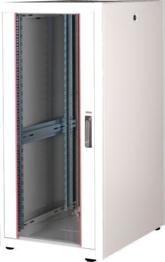 Roline 26.21.0036 Frittstående Hylle 26U 600 Kg Rack Skinner Justerbare Bein 59 Kg