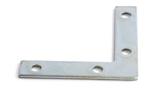 Habo Hjørnejern 3201-50 Vinkeljern 50x50x10mm med Skruer - 2 stk