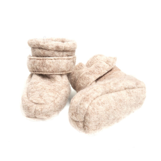 HUTTEliHUT POOHF baby socks wool – sand 80/86