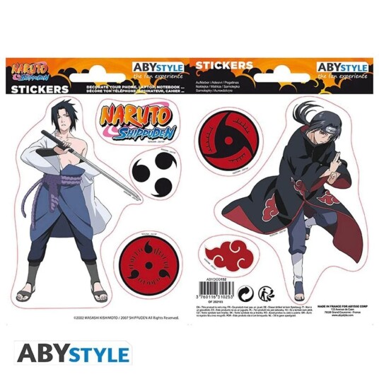 Naruto Klistremerker Sasuke og Itachi