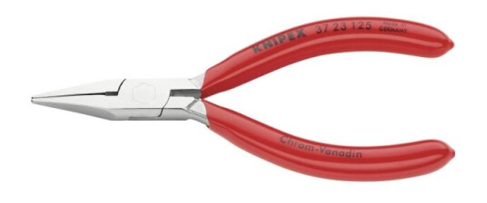 Knipex 37 23 125, Nesetang, Stål, Rød, 125 Mm, 72 G