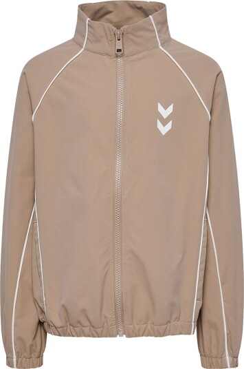 Hummel Treningsjakke   hmlJR Street Tracksuit   Sølv Mink   Hummel   13 14 år (158 164)   Cardigan Beige Hvit