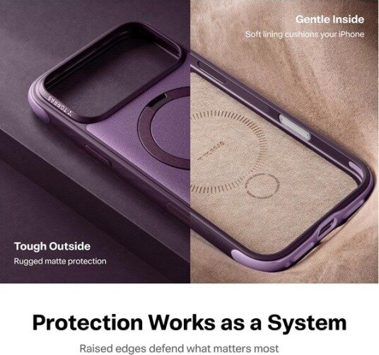 Torras Ostand Q3 Rugg - purple - iPhone 18 Pro Max