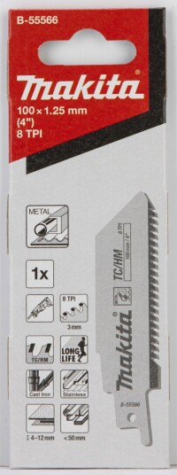 Makita B-55566 Sagblad for metall - 100x1,25mm