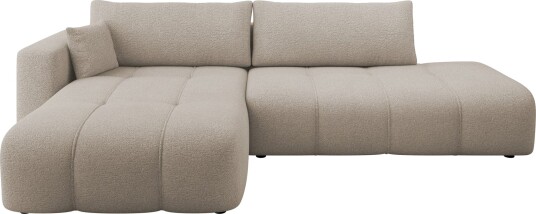 Flo Sovesofa med sjeselong 4 seter   Hvit