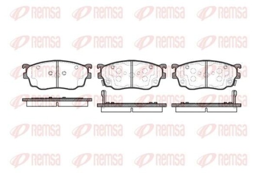 Bremseklosser REMSA 0800.02 Bremseklosser REMSA 0800.02