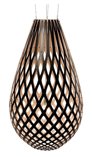 David Trubridge Koura Pendel H160 Svart 1 Side