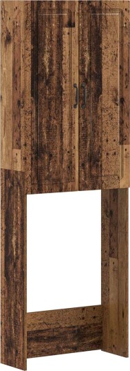 vidaXL Toalett skap UTRECHT Gammelt tre 66 x 25,5 x 190 cm