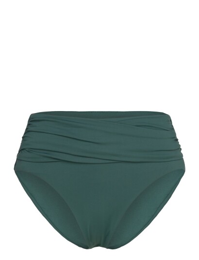 Seafolly S.collective High Waist Wrap Front Pant   Green   42