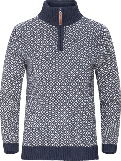 Gridarmor Women"s Heavy Knit HalfZip Navy Blazer L