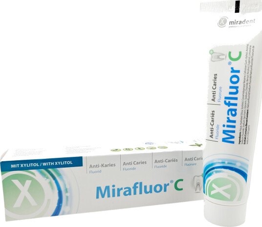 Miradent Xylitol Tannkrem Mirafluor C 100 ml
