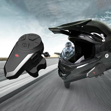 BT S3 IPX6 Bluetooth hodesett for motorsykkelhjelm med håndfri samtale FM radio
