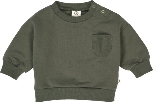 Müsli Collegegenser   Baby   Cozy Meg Pocket   Deep Green   Müsli   74   Collegegenser   Grønn