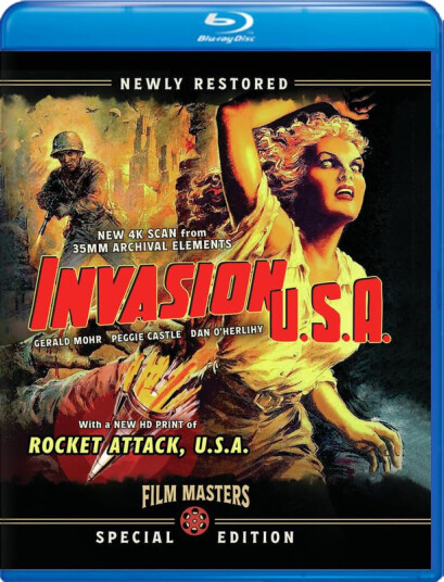 Invasion U.S.A. 1952 + Rocket Attack U.S.A. 1960 Bluray