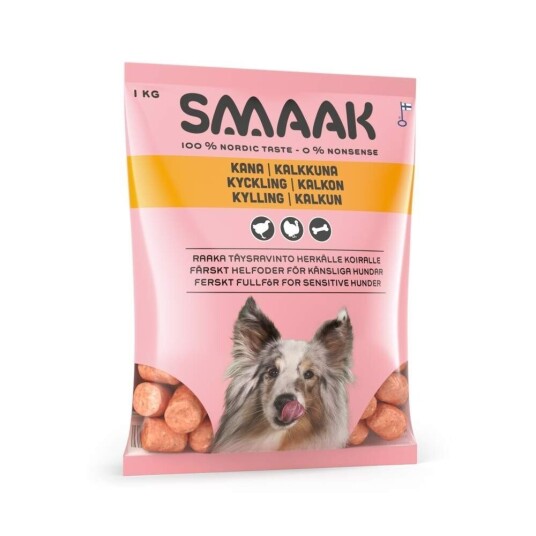 Smaak Raw Complete Kylling & Kalkun (1 kg)
