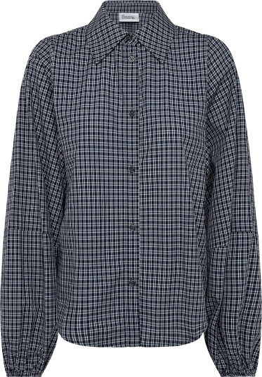 My Essential Wardrobe Mwilse Balloon Sleeve Shirt   Green   44